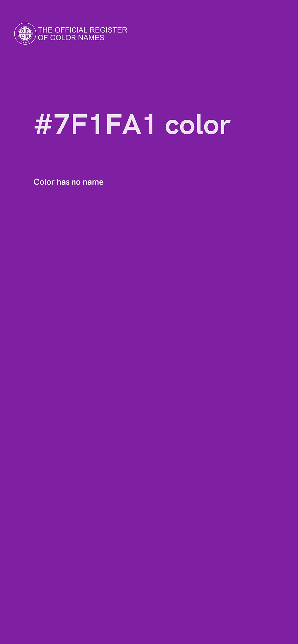 #7F1FA1 color image