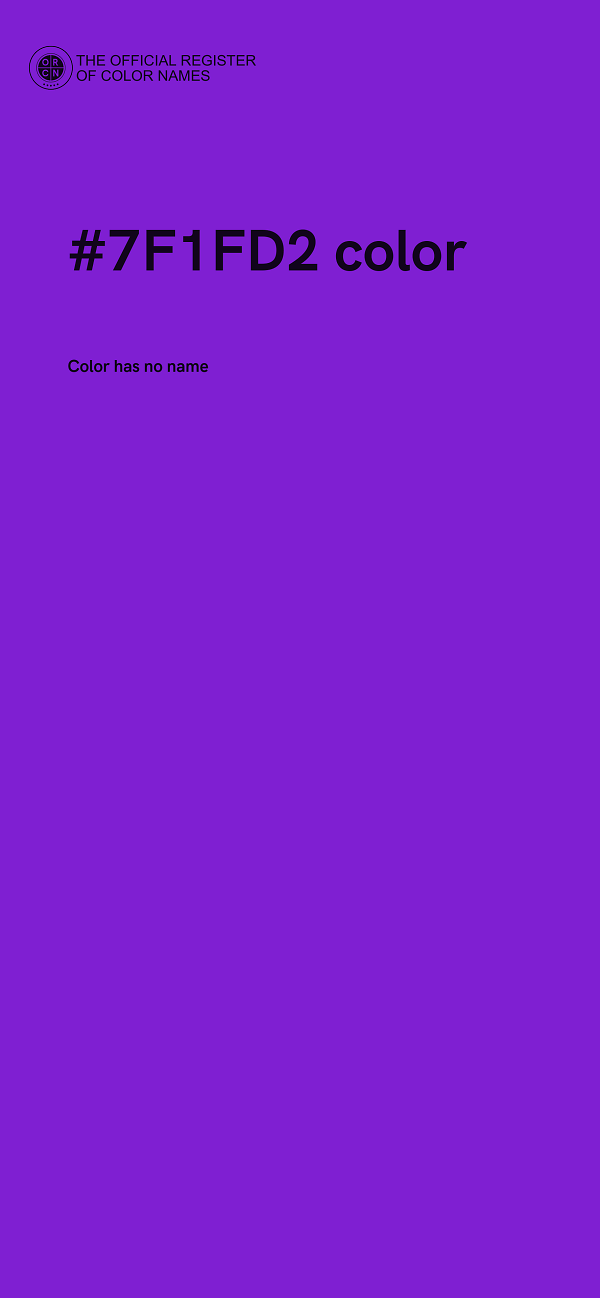 #7F1FD2 color image