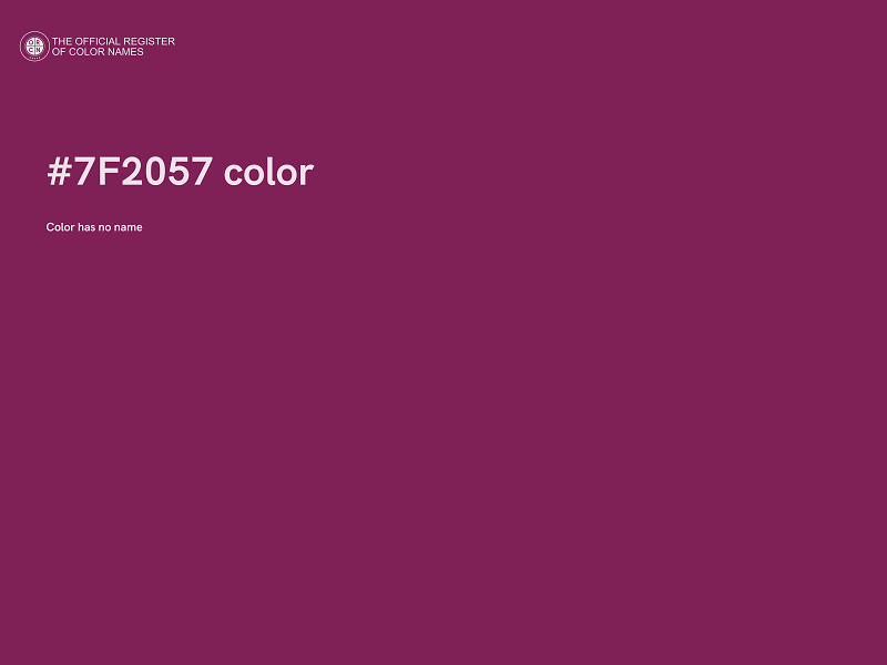 #7F2057 color image