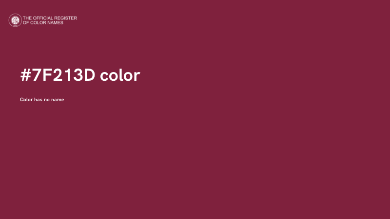 #7F213D color image