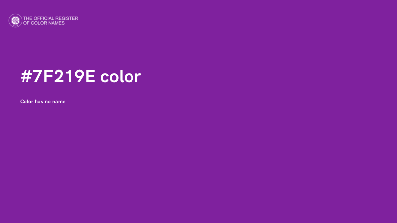 #7F219E color image