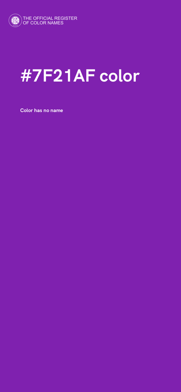 #7F21AF color image