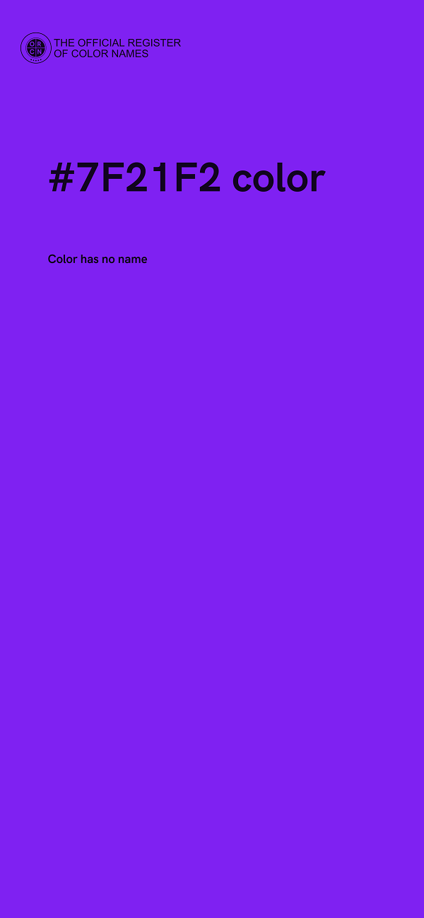 #7F21F2 color image