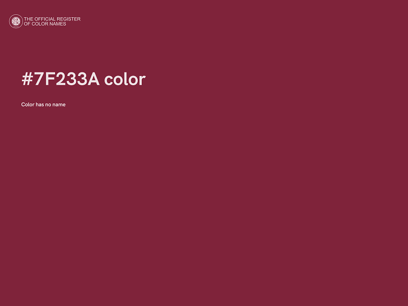 #7F233A color image