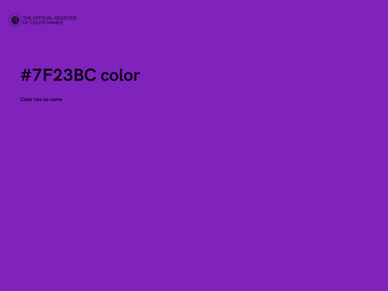 #7F23BC color image
