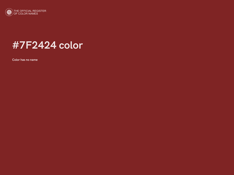 #7F2424 color image