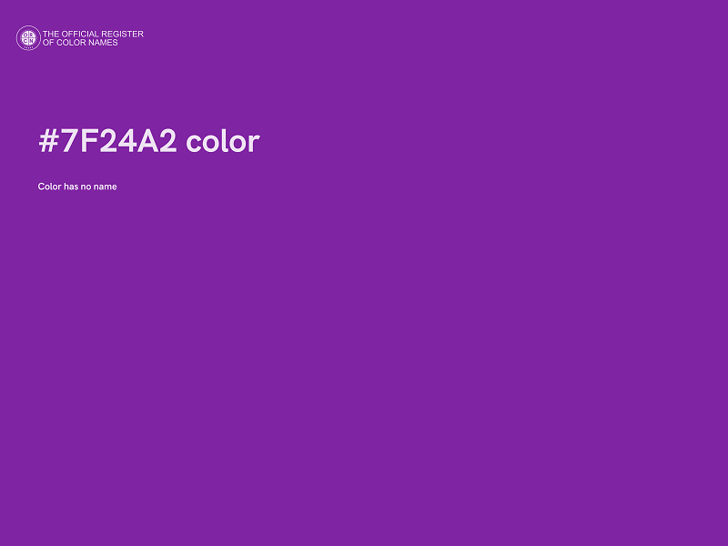 #7F24A2 color image