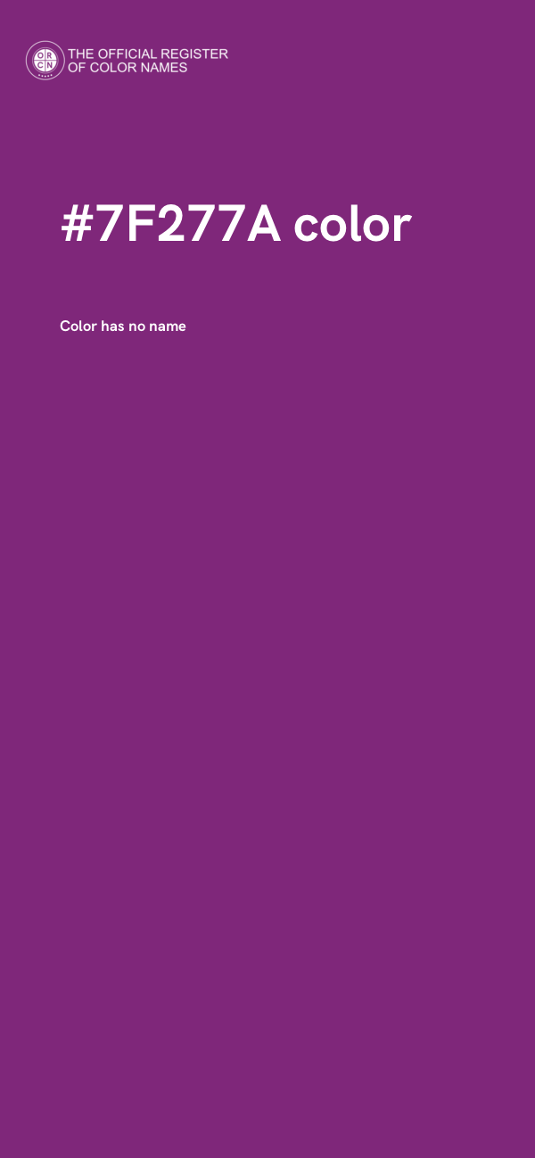 #7F277A color image