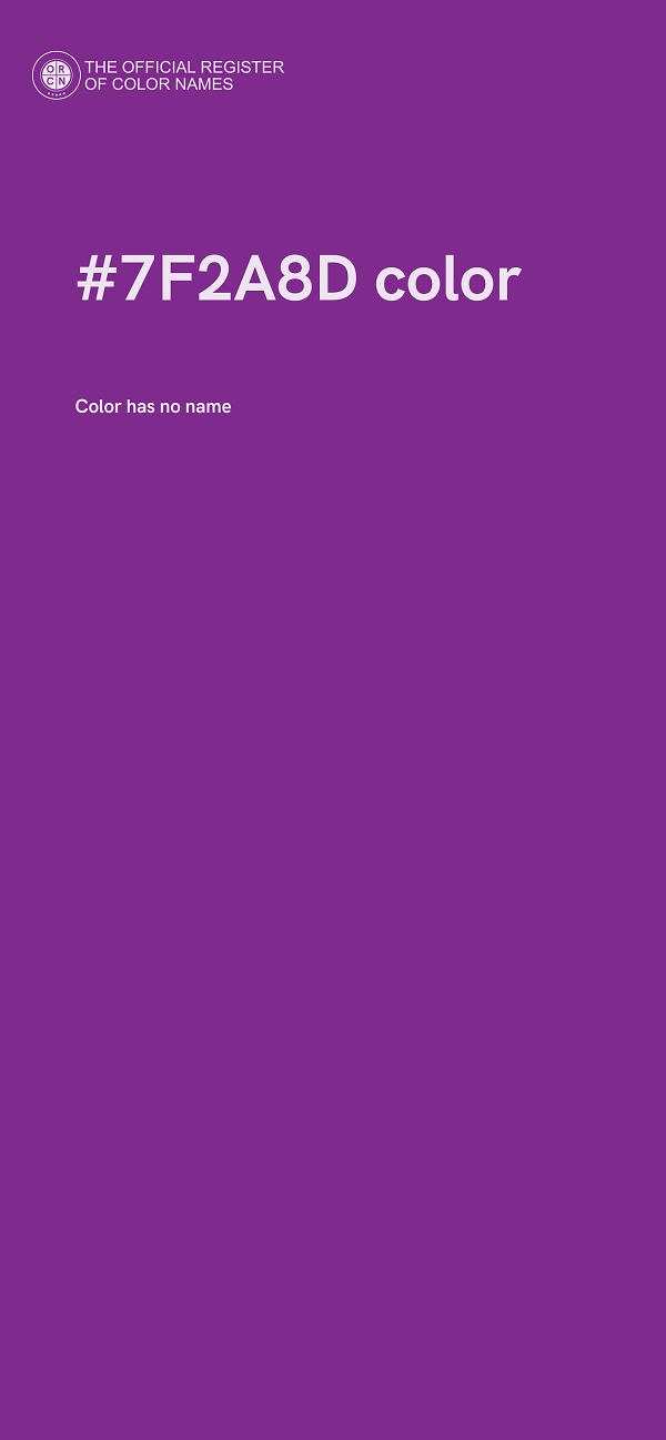 #7F2A8D color image