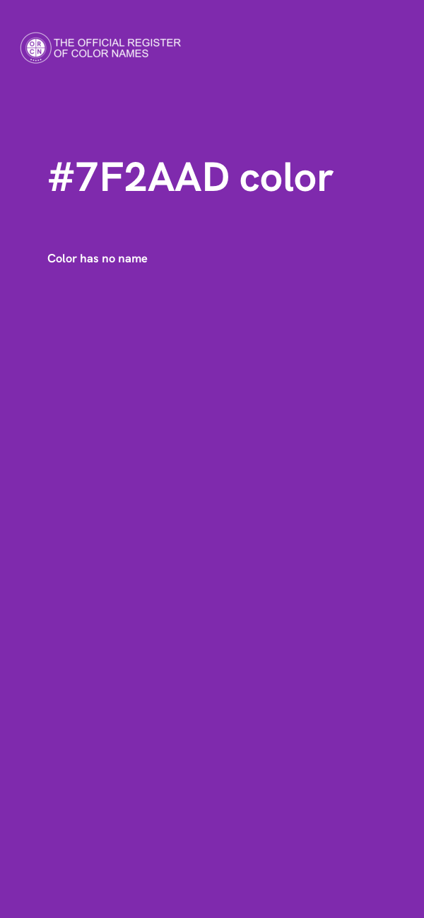 #7F2AAD color image