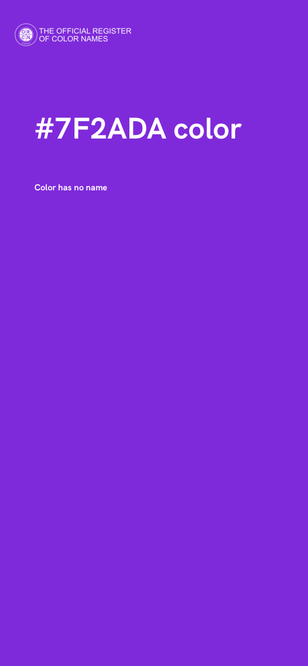#7F2ADA color image