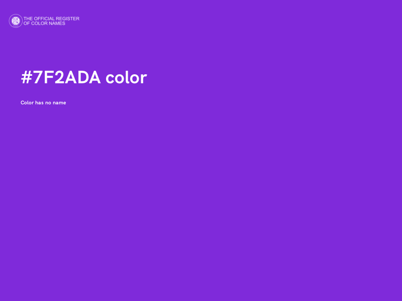 #7F2ADA color image