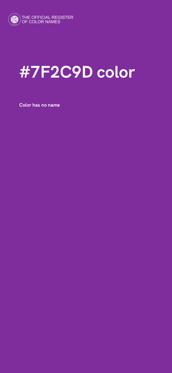 #7F2C9D color image