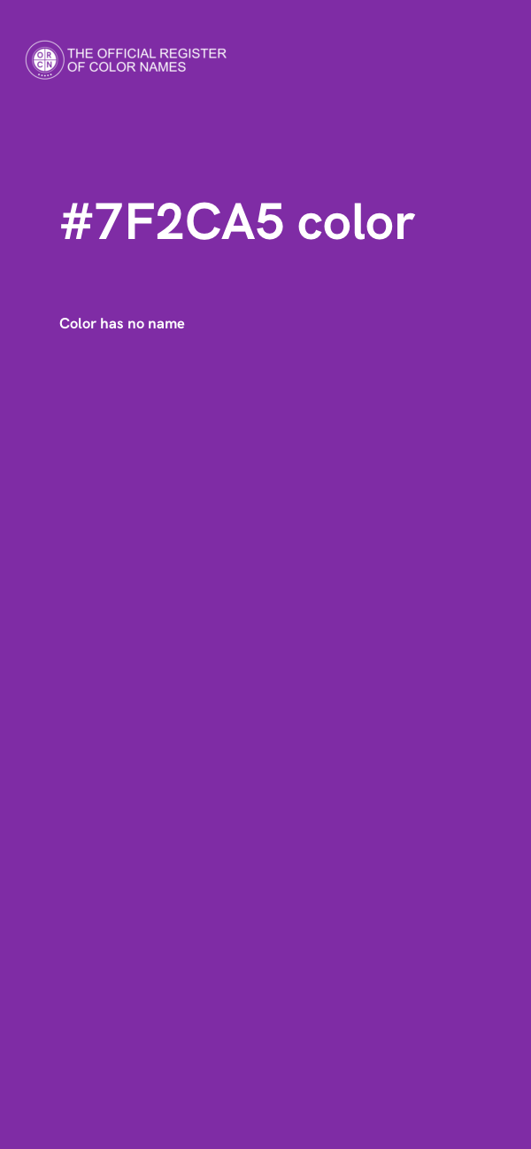 #7F2CA5 color image