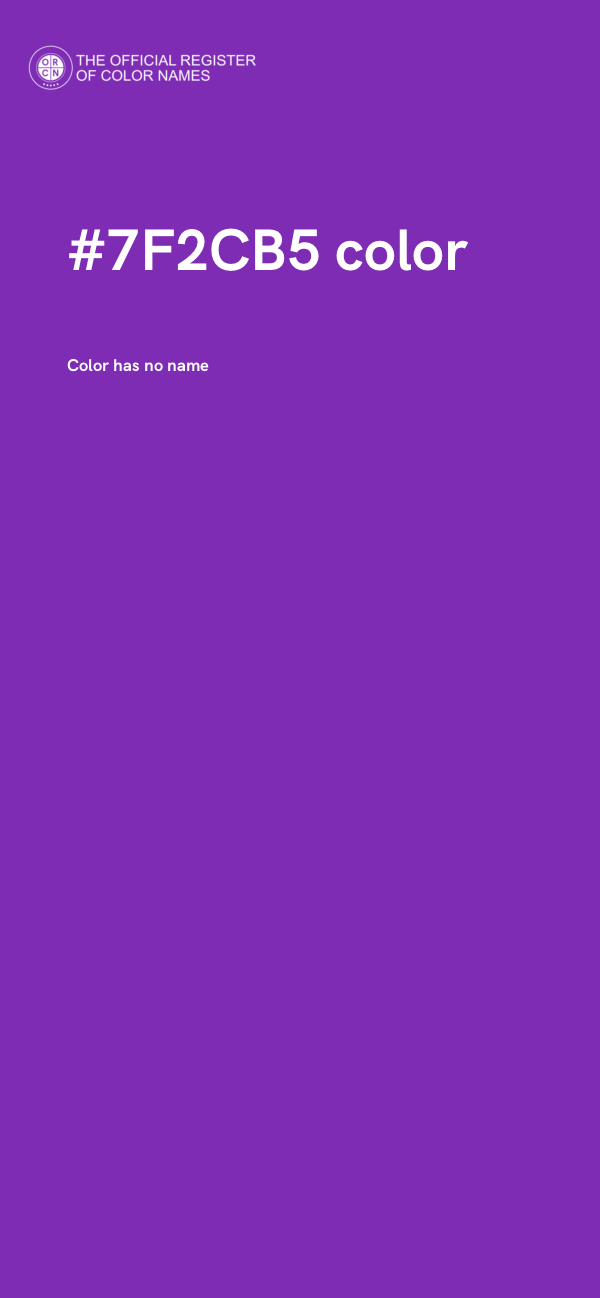 #7F2CB5 color image