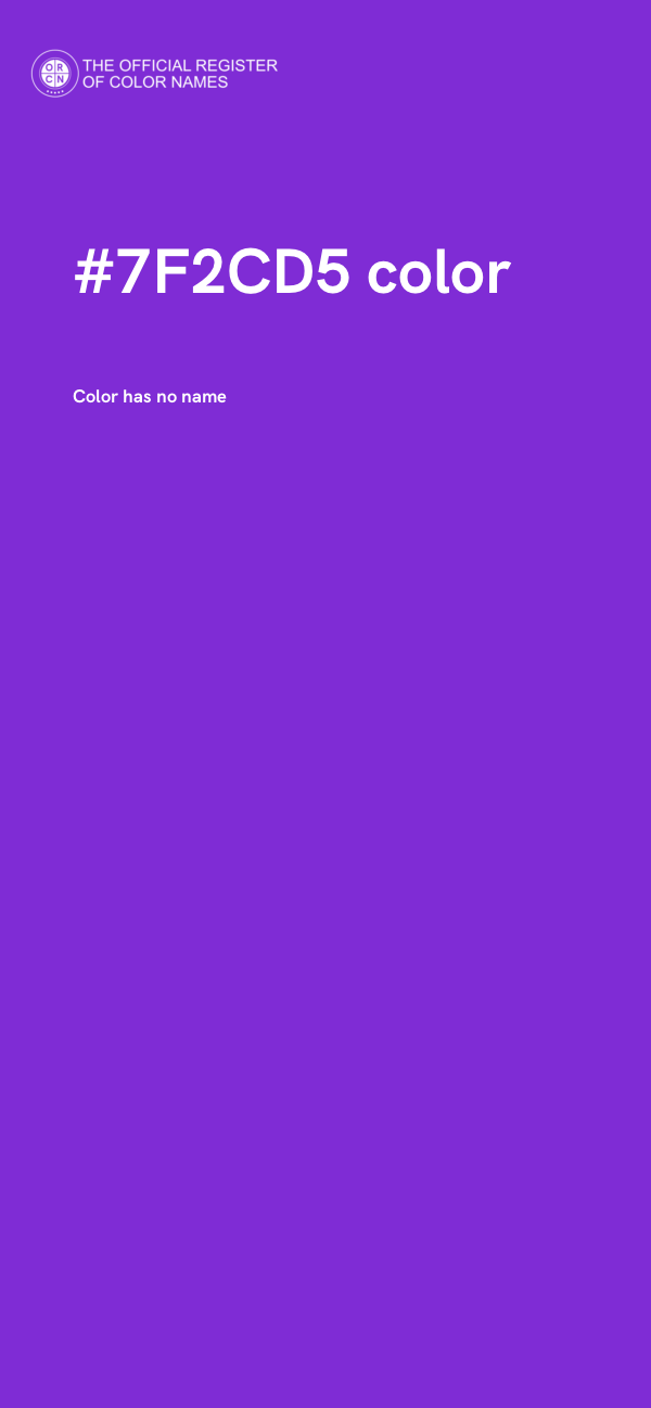 #7F2CD5 color image