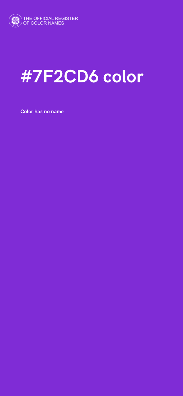 #7F2CD6 color image