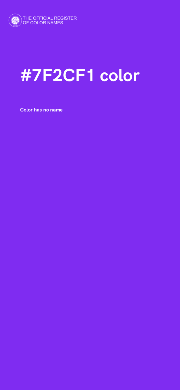 #7F2CF1 color image