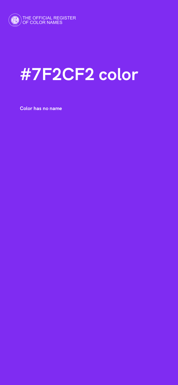 #7F2CF2 color image