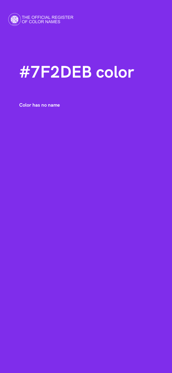 #7F2DEB color image