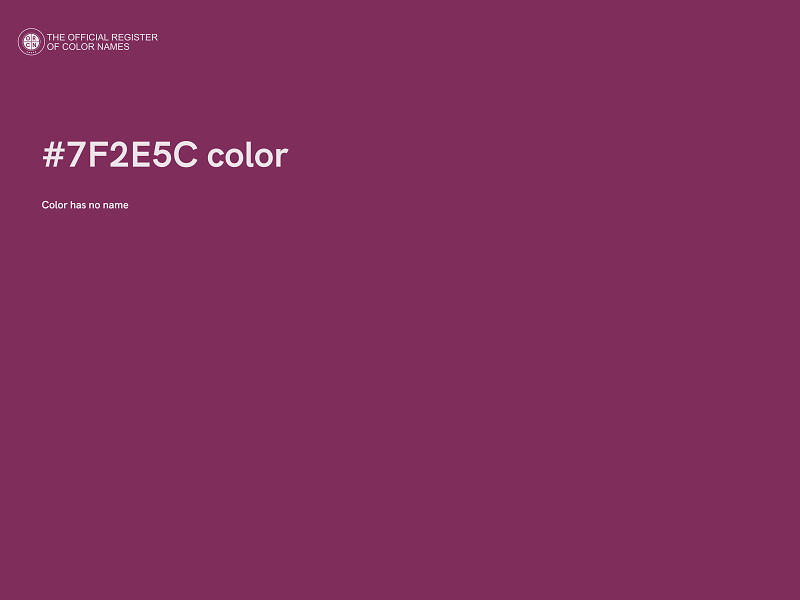 #7F2E5C color image