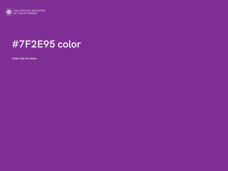 #7F2E95 color image