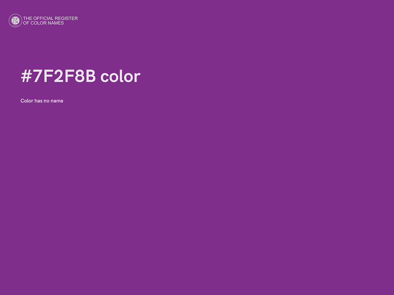 #7F2F8B color image