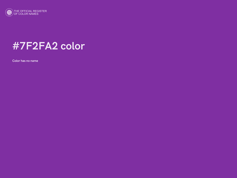 #7F2FA2 color image