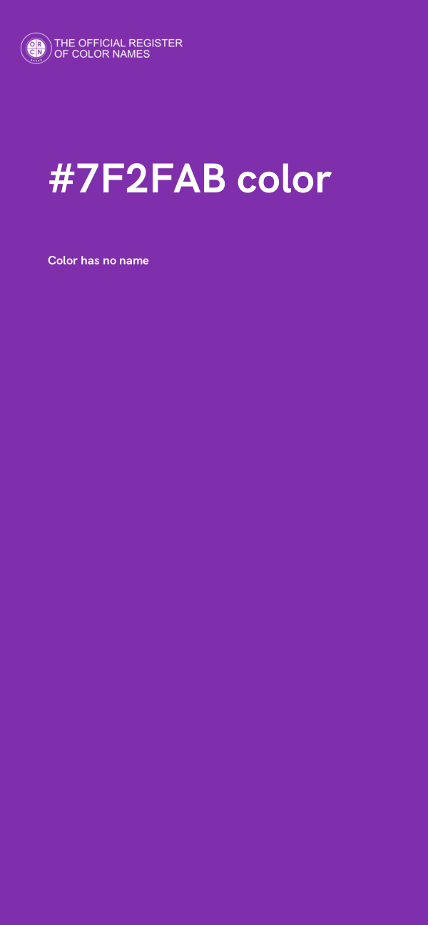 #7F2FAB color image