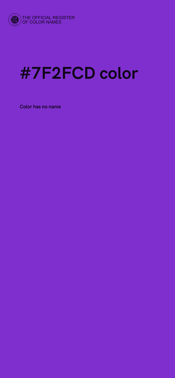 #7F2FCD color image