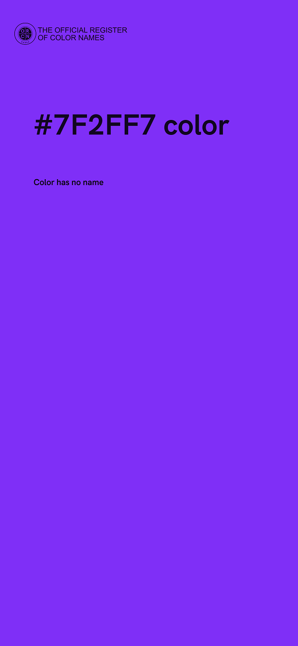 #7F2FF7 color image