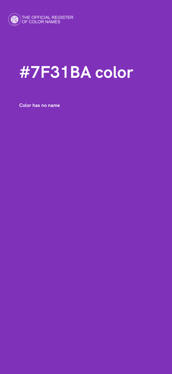 #7F31BA color image