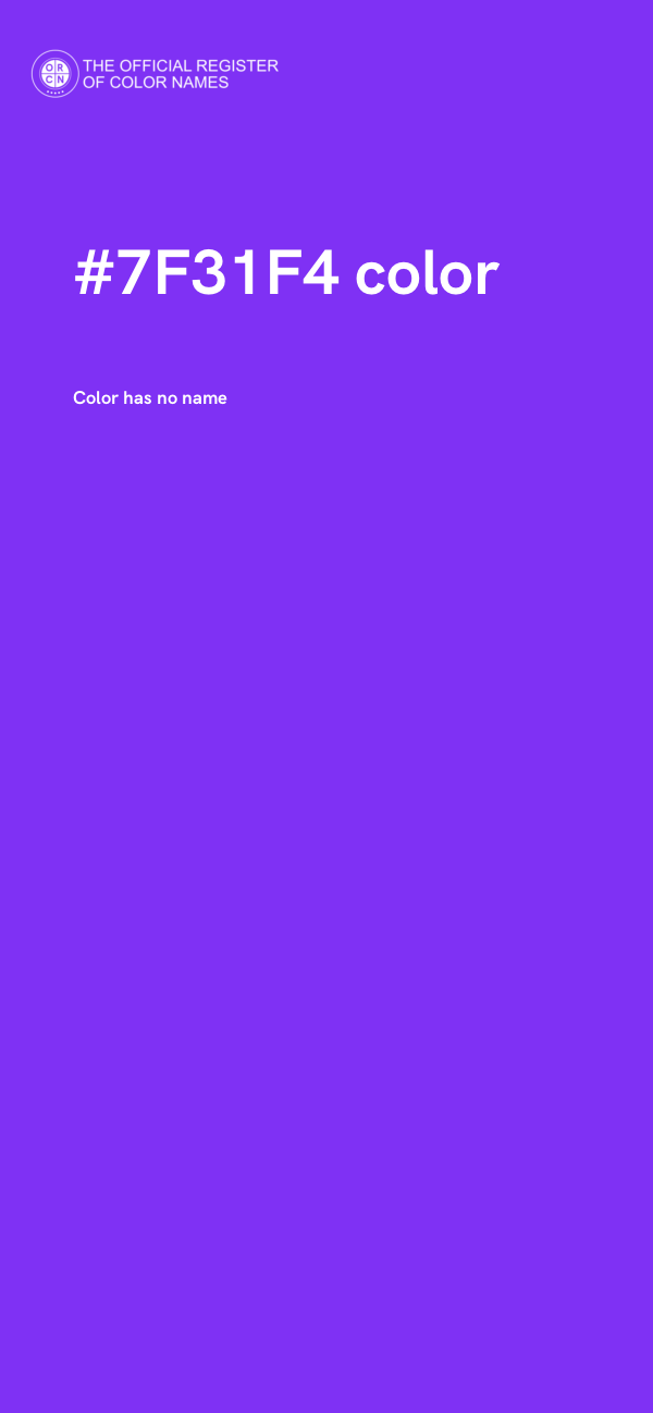 #7F31F4 color image