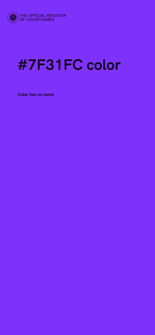 #7F31FC color image