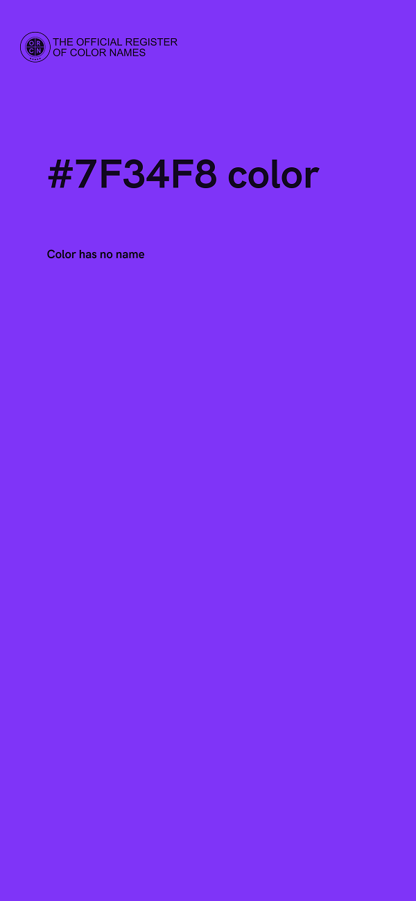 #7F34F8 color image