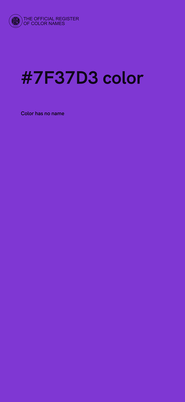 #7F37D3 color image
