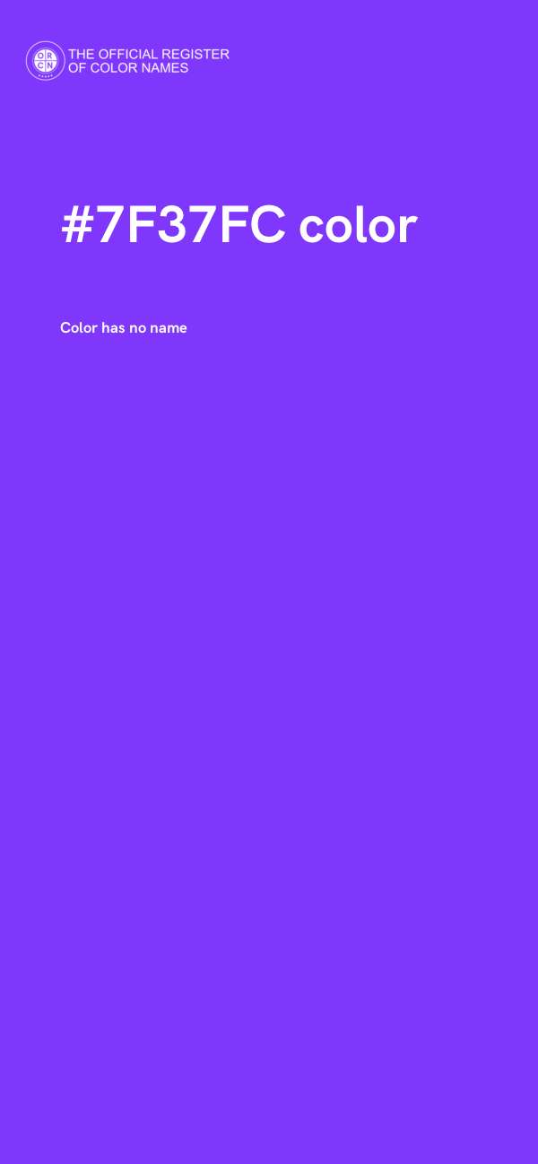 #7F37FC color image