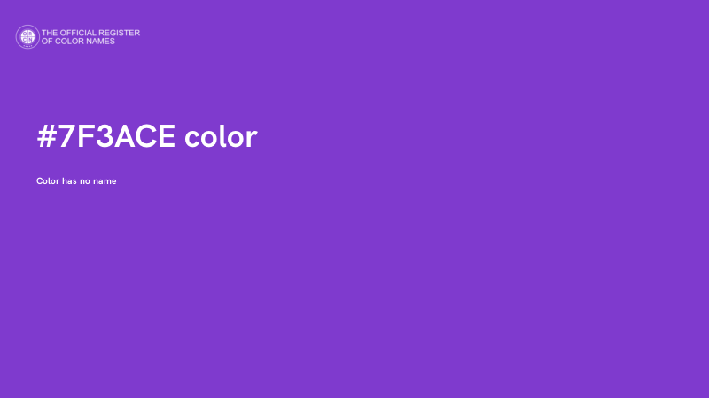 #7F3ACE color image