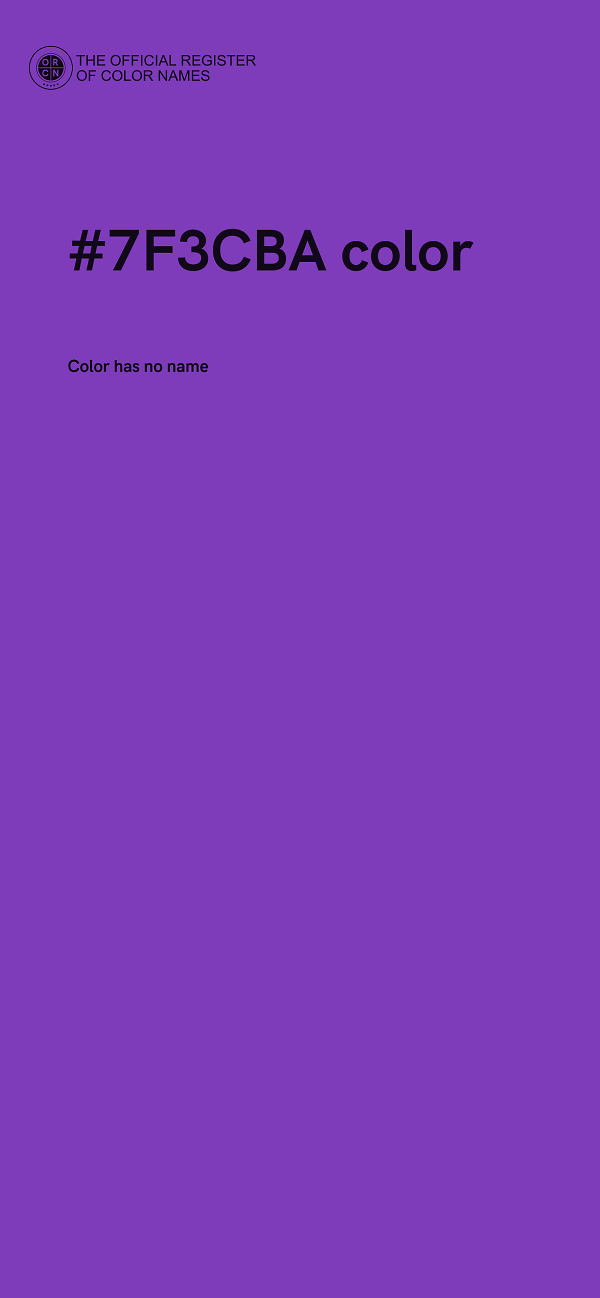 #7F3CBA color image