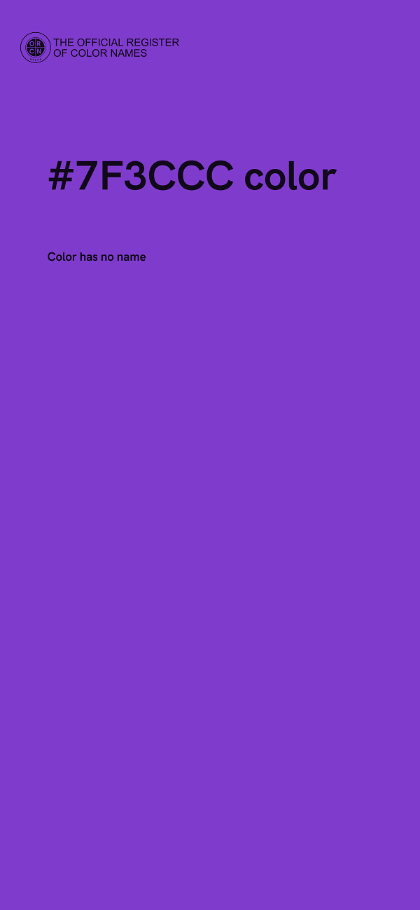 #7F3CCC color image