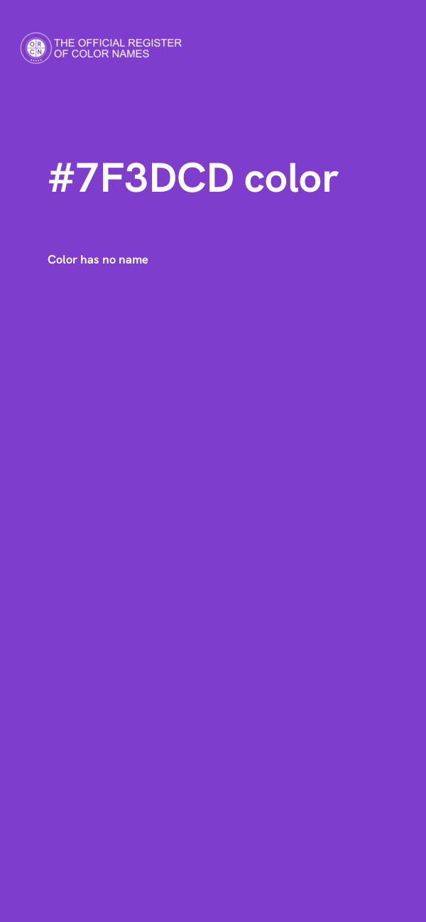 #7F3DCD color image