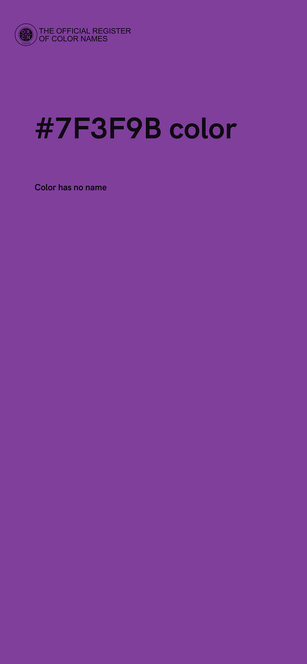 #7F3F9B color image
