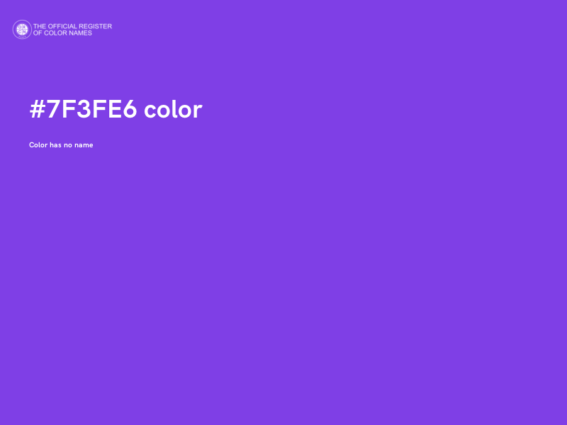 #7F3FE6 color image