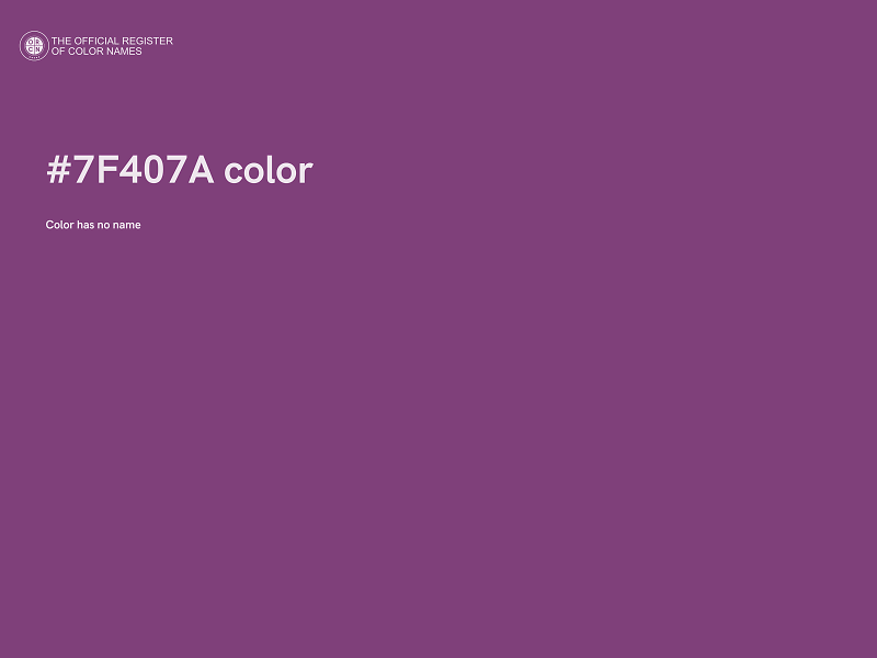 #7F407A color image