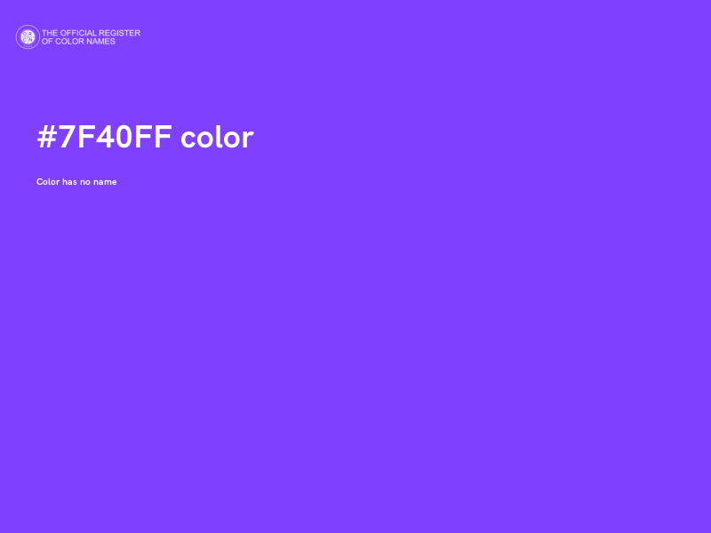 #7F40FF color image