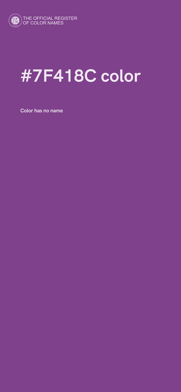 #7F418C color image