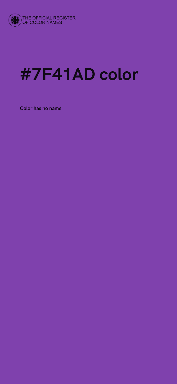 #7F41AD color image