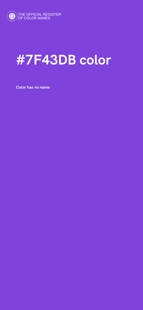 #7F43DB color image