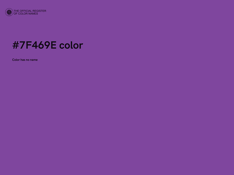 #7F469E color image