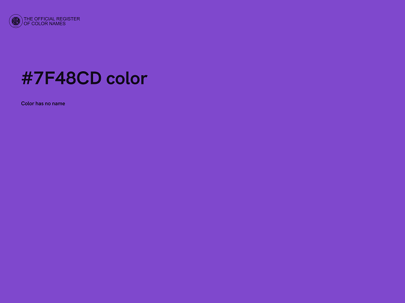 #7F48CD color image